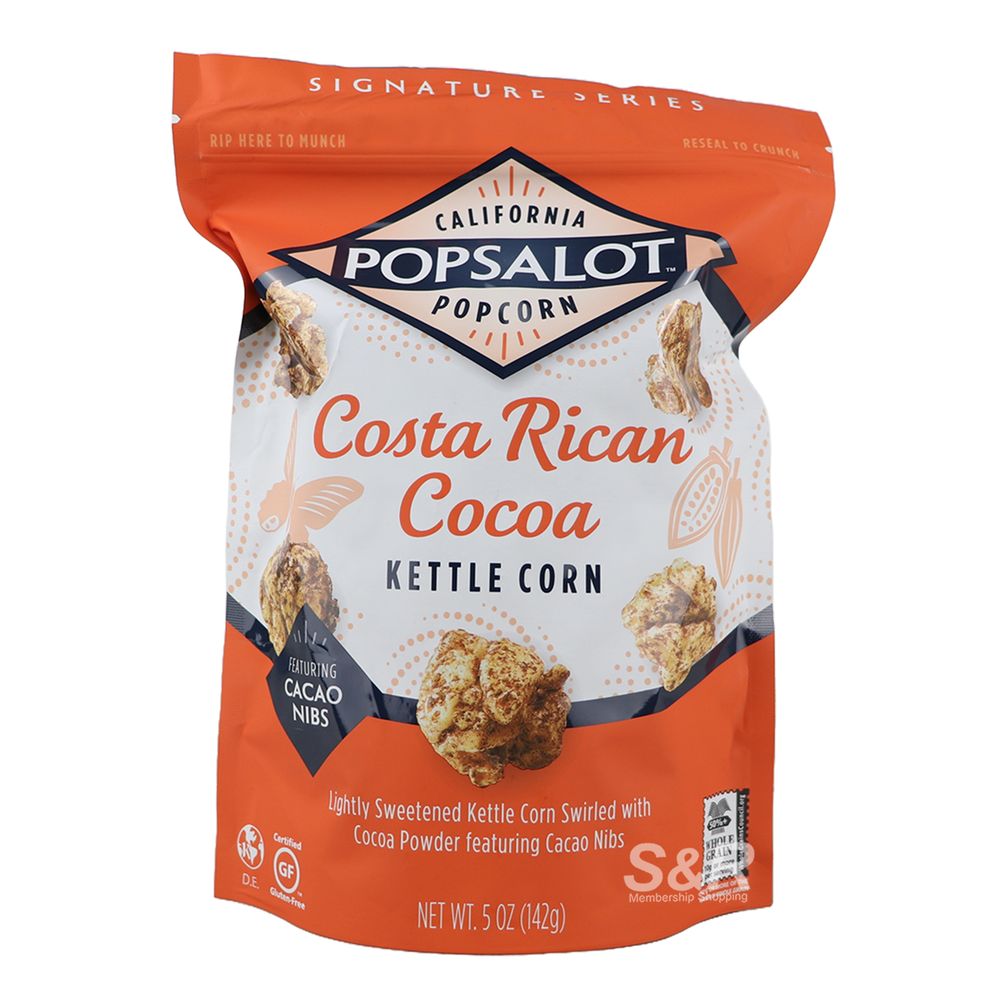 Popsalot Costa Rican Cocoa Kettle Corn 142g
